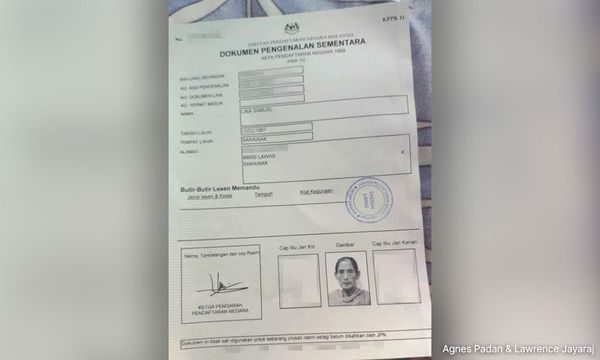 Kuching NRD issues MyKad-less cancer patient temporary documents