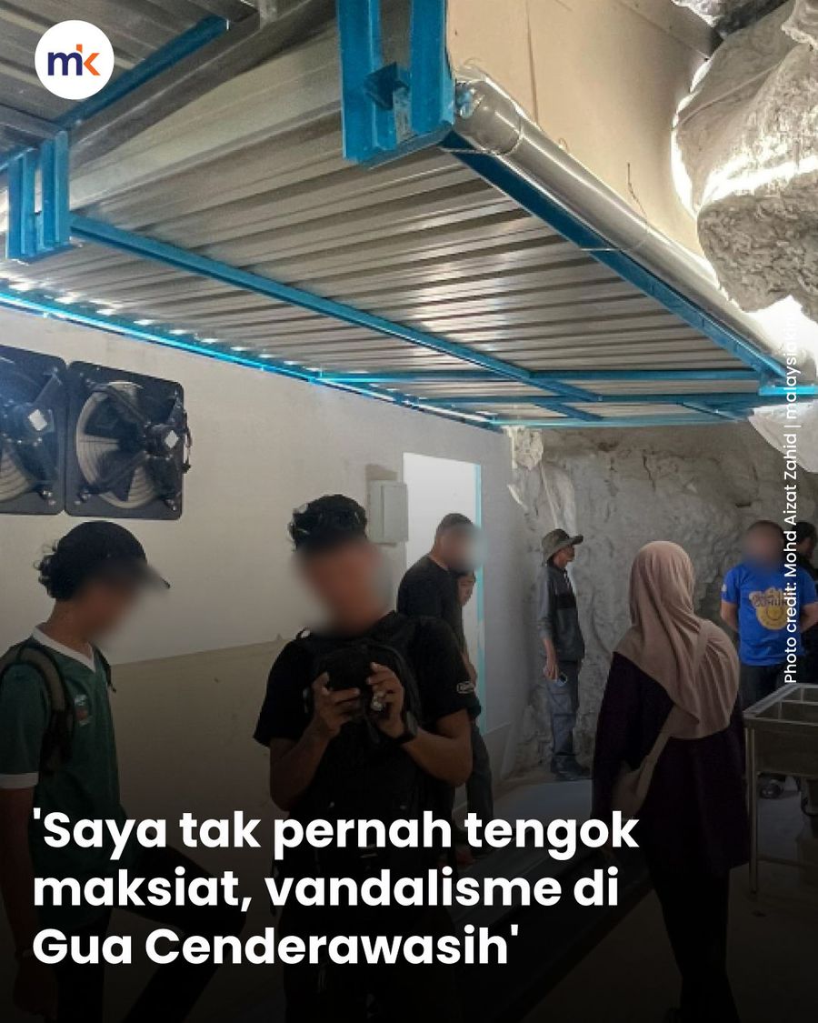 'Saya tak pernah tengok maksiat, vandalisme di Gua Cenderawasih'