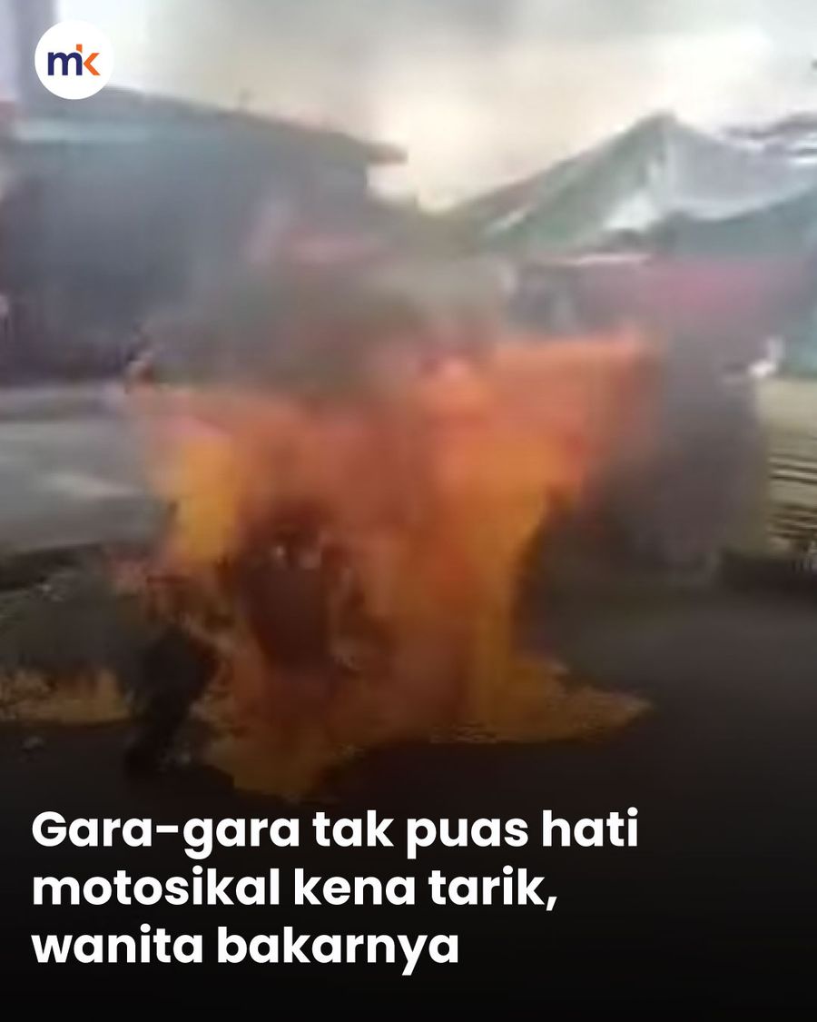 Gara-gara tak puas hati motosikal kena tarik, wanita bakarnya