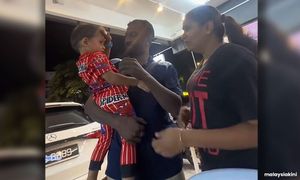 Adam rindu hingga meracau, ‘Appa’ dan 'Amma' datang naik motor redah hujan