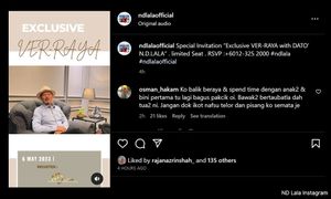 Undangan beraya ND Lala disambut sinis