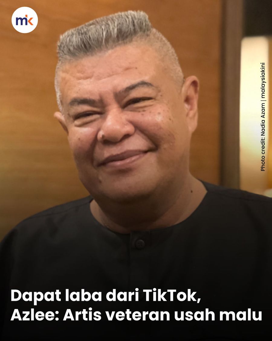 Dapat laba dari TikTok, Azlee: Artis veteran usah malu