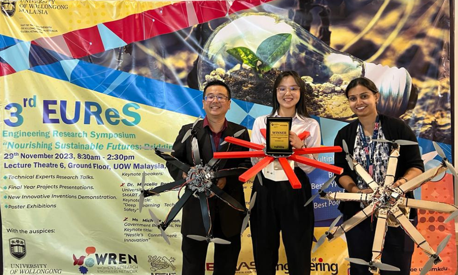 Sustainable Drone Innovation by UOW Malaysia Engineering Student
