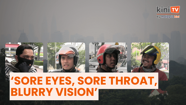 [Voxpop] Low visibility, burning eyes - P-hailing riders battle haze to make a living