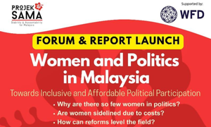 Projek SAMA Report: Financial obstacles keep women out of Malaysian politics