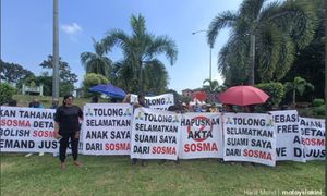 Family of 32 Sosma detainees launch hunger strike in front of Sg Buloh Prison