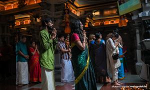 Prayers and warmth at Deepavali celebration