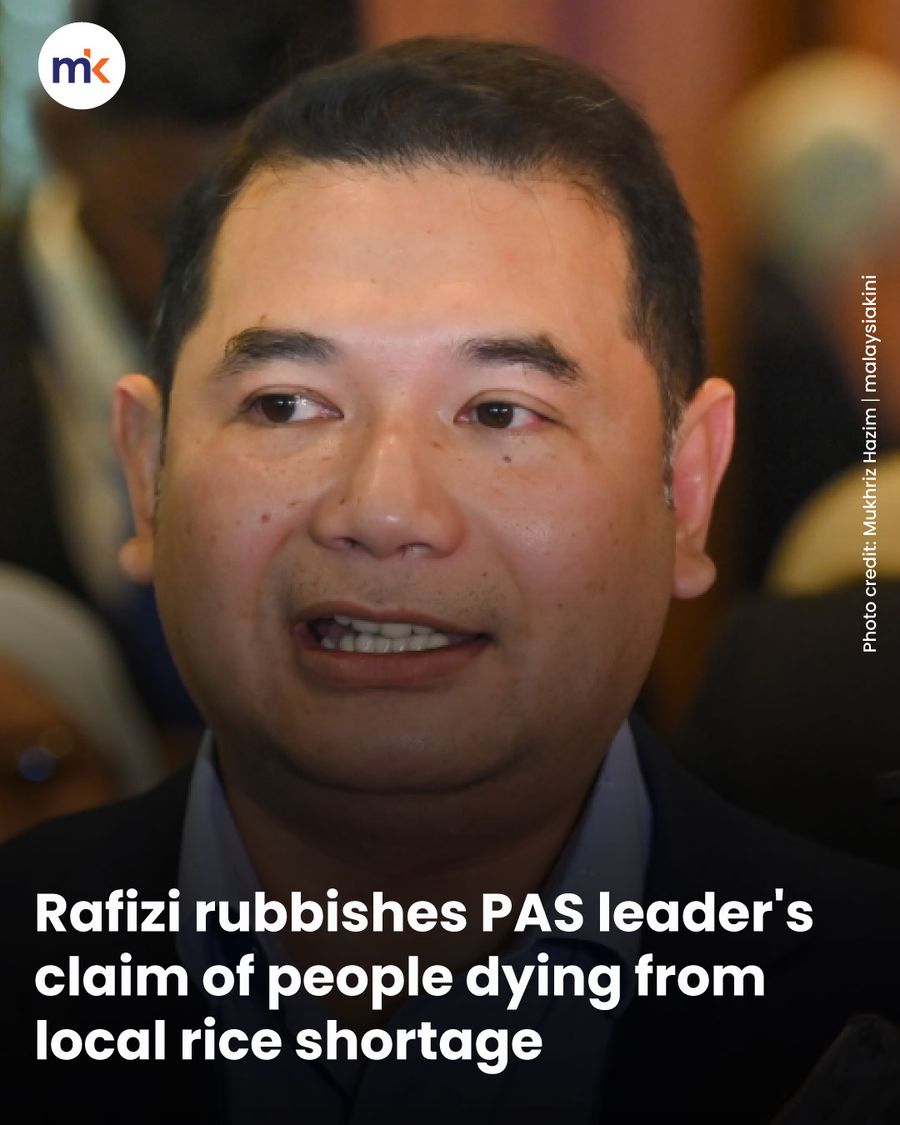 Rafizi rubbishes PAS leader's claim of people dying from local rice shortage