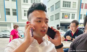 MCA hopeful's ears ringing after 'two phone calls' photo ridiculed