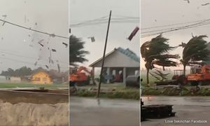 Whirlwind rips off roof, ruin homes in Sekinchan, Tg Karang