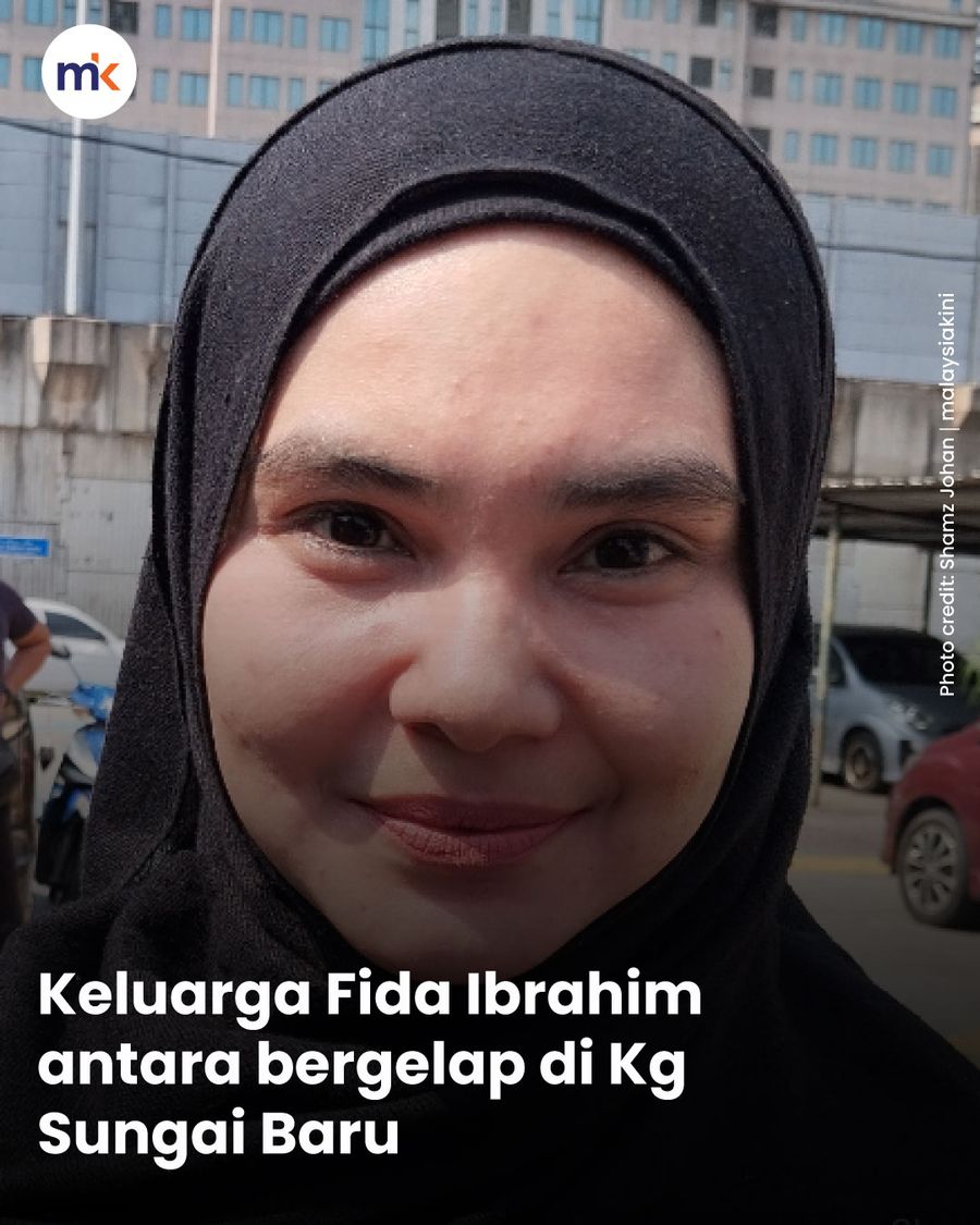 Keluarga Fida Ibrahim antara bergelap di Kg Sungai Baru