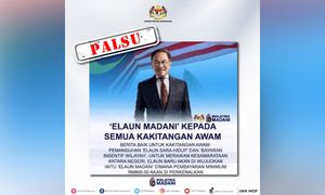 Maklumat elaun Madani RM800 kepada penjawat awam adalah palsu