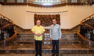 Sultan Johor berkenan berangkat ke kediaman rasmi PM