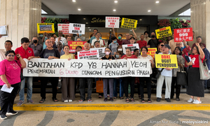Jinjang Selatan residents rally at DBKL again, demand fair compensation before Oct 31 eviction