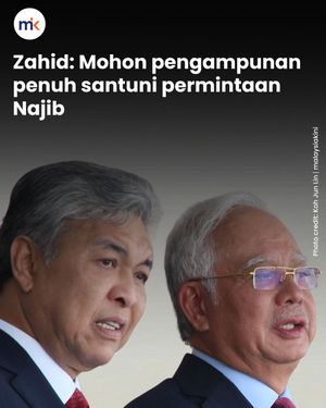 Zahid: Mohon pengampunan penuh santuni permintaan Najib