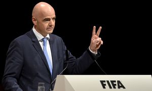 Jokowi terima kunjungan presiden Fifa