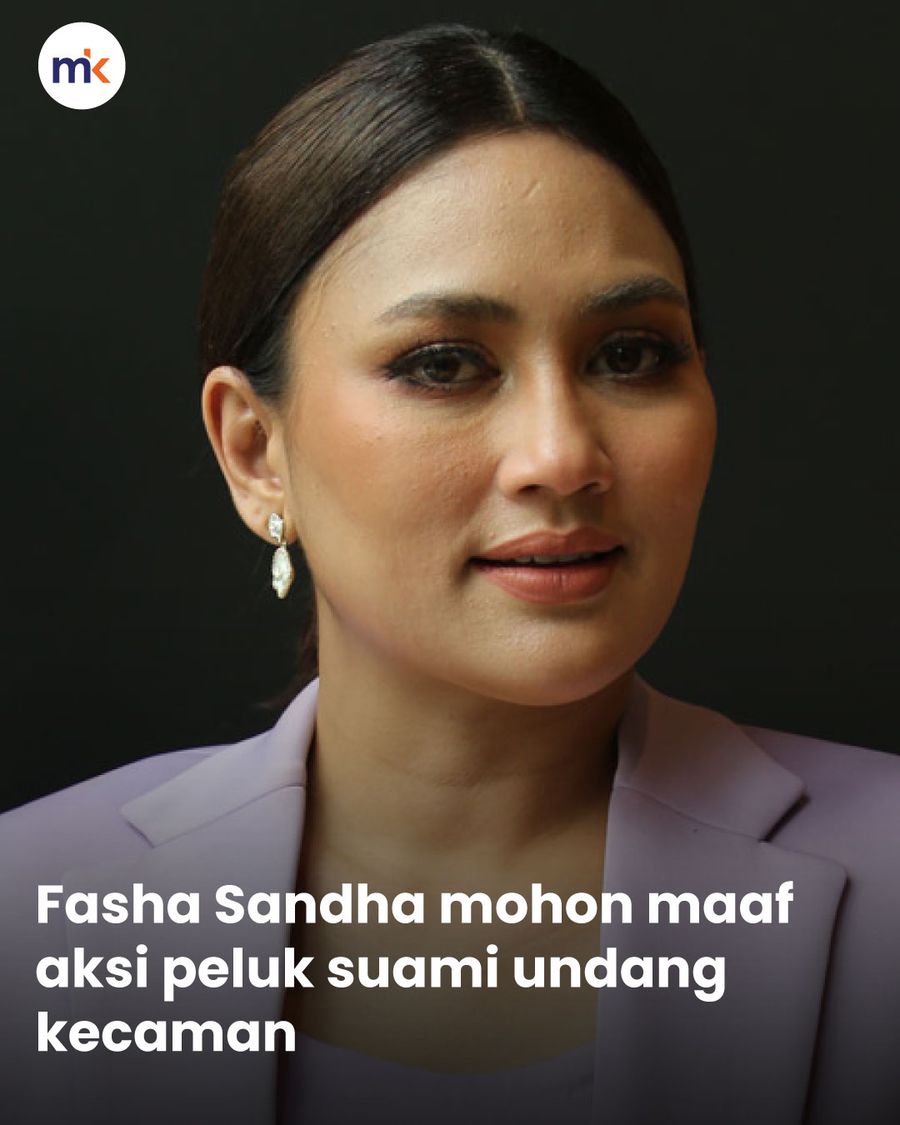 Fasha Sandha mohon maaf aksi peluk suami undang kecaman