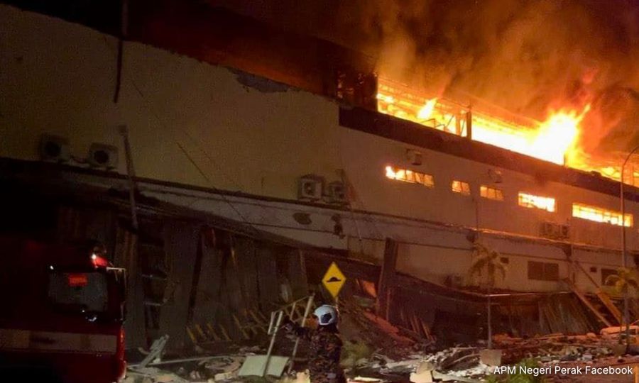 Mydin di Manjoi terbakar, ditutup sementara bermula hari ini
