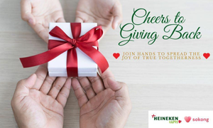 Cheers to giving back this festive season