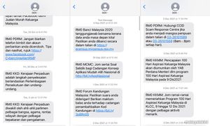 Kos SMS GOV, RM0.001 bagi setiap mesej