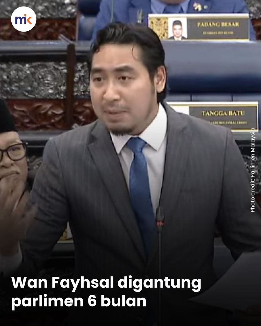 Wan Fayhsal digantung parlimen 6 bulan