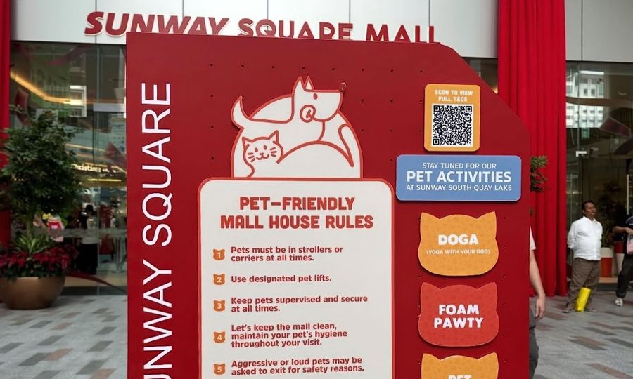 Sunway Square tarik balik dasar mesra haiwan 