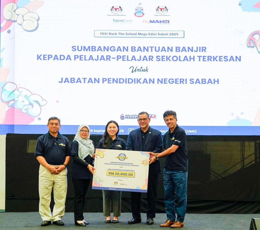 TalentCorp empowers Sabah youth through YES! Rock the School Mega 2025, supporting STEM and Blue Economy Aspirations