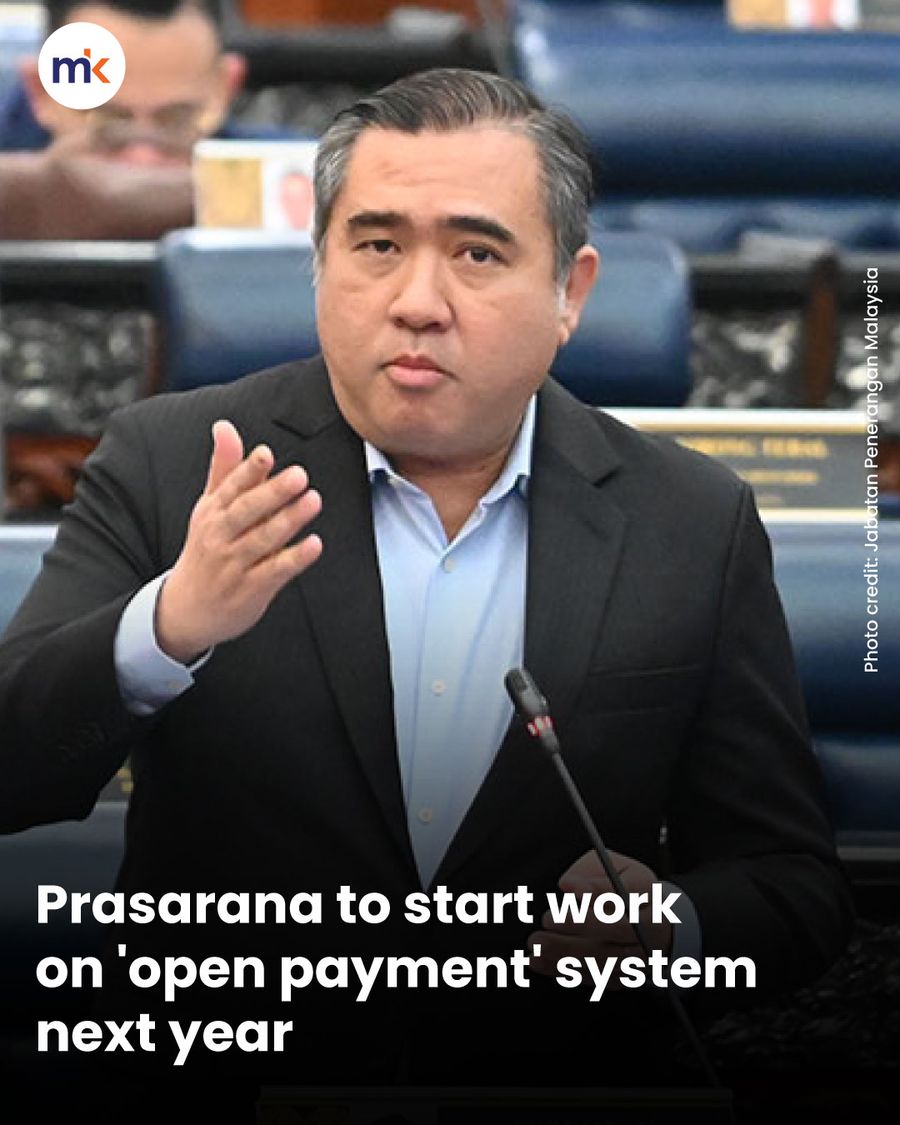 Prasarana to start work on 'open payment' system next year
