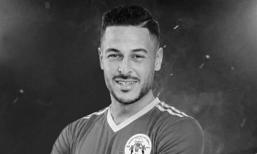 Palestinian goalkeeper awaiting first child killed by Israeli forces