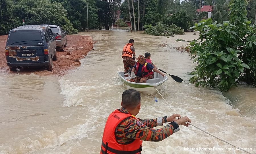 Lebih 26,000 mangsa banjir di 5 negeri setakat tengah hari ini 