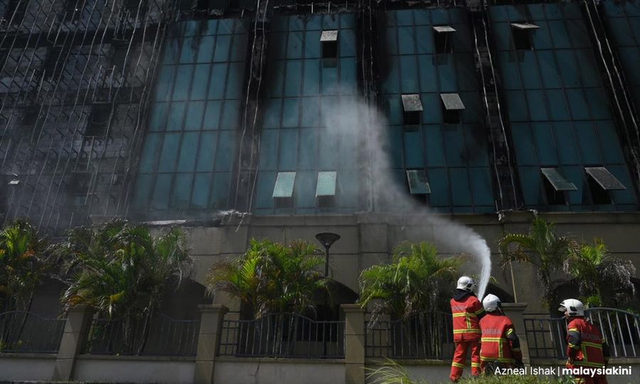 Bangunan KWSP di Petaling Jaya terbakar lagi