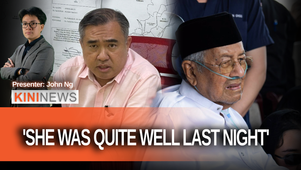 #KiniNews: 'I didn't expect her to die' - Dr M; Last day is when Najib goes home, says Loke