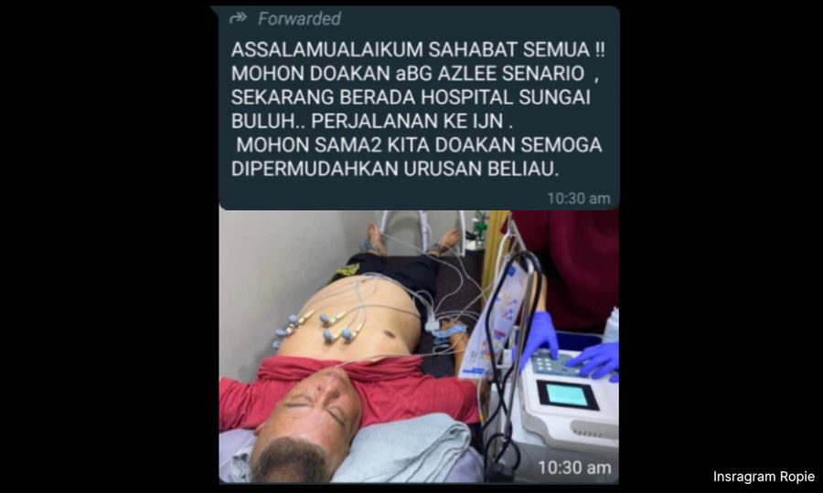 Azlee Senario dikejarkan ke IJN