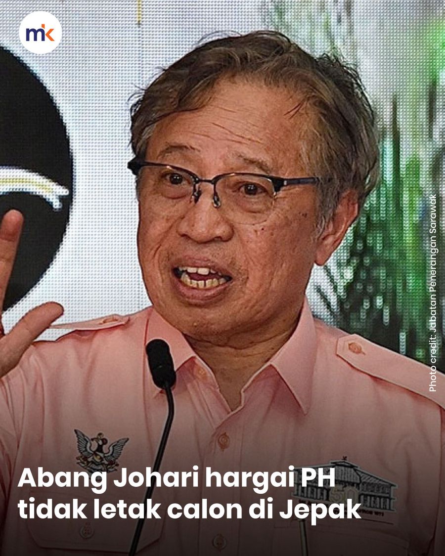 Abang Johari hargai PH tidak letak calon di Jepak
