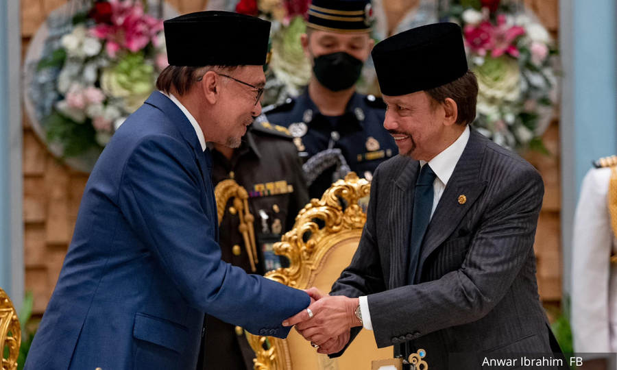 Sultan Brunei lawat Malaysia lagi minggu depan - Anwar