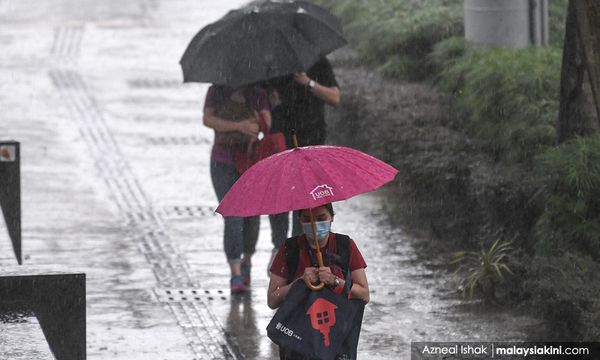 气象局发布警报，全马料降雷雨及下雨为期3天