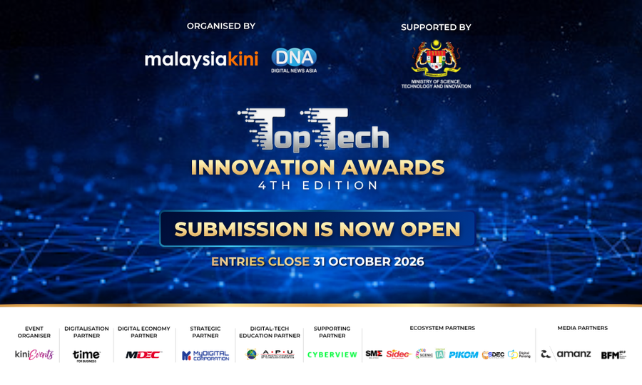 Time partners Top Tech Innovation Awards 2026 to champion Malaysia's digital innovators