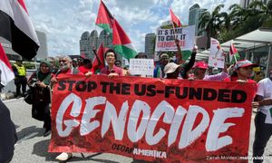Ratusan sertai himpunan mega rakyat demi Palestin