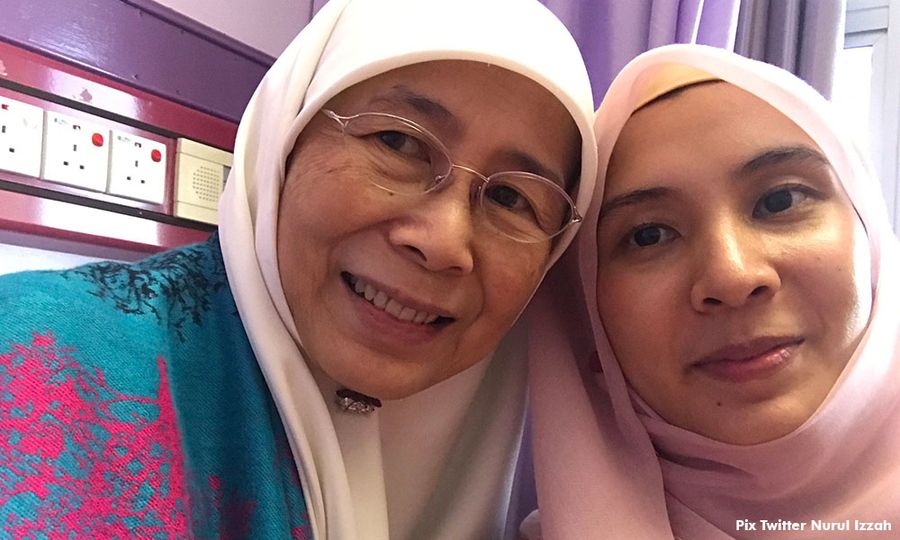 Nurul Izzah ganti Kak Wan di parlimen Bandar Tun Razak?