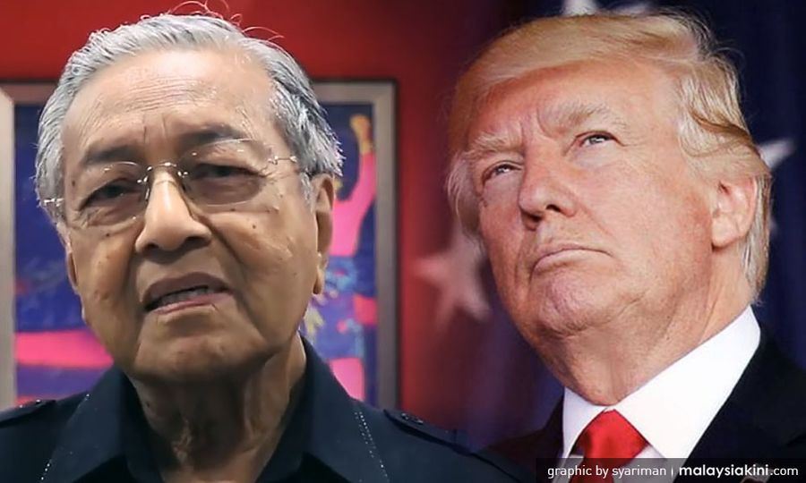 Dr M desak Anwar batal jemputan Trump ke Malaysia