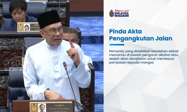 Anwar: Motorists in drug- and alcohol-linked road accidents to pay victims