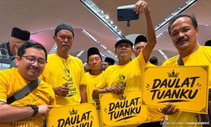 Laungan Daulat Tuanku, tangkap penderhaka bergema di KLIA