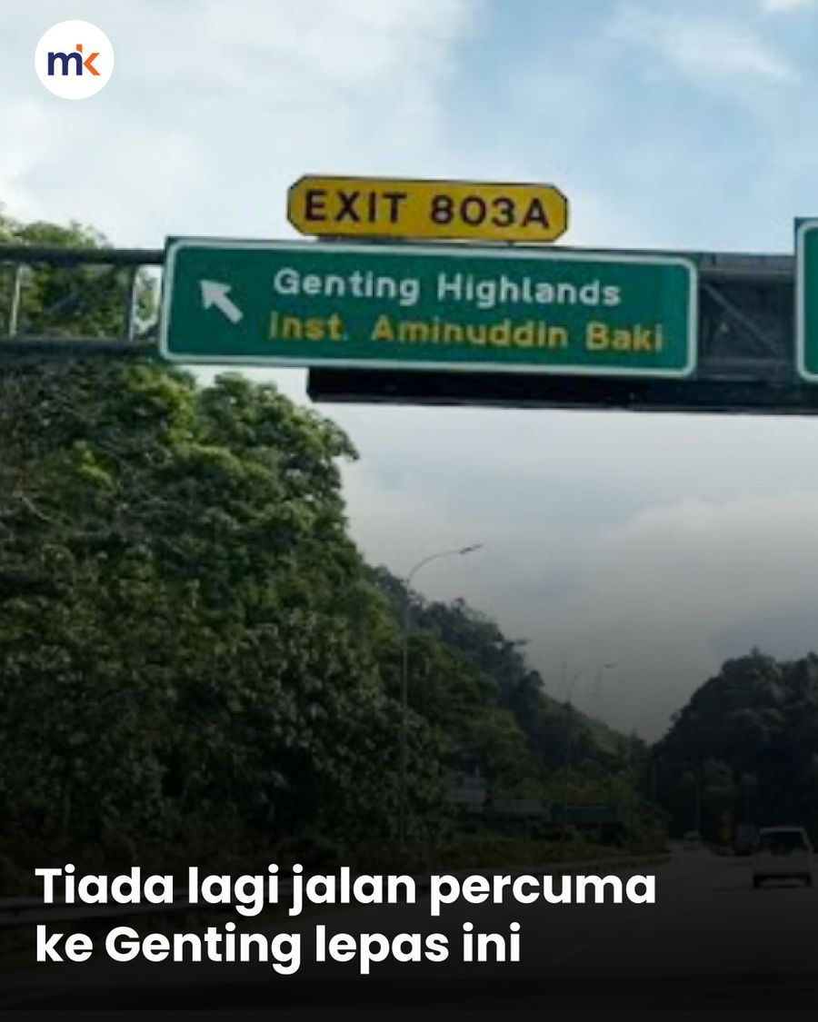 Tiada lagi jalan percuma ke Genting lepas ini