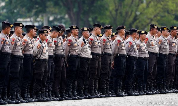 Security beefed up in Indonesia ahead of the year-end holiday season