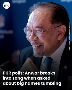 PKR polls: Anwar breaks into song when asked about big names tumbling