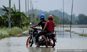 Floods forecasted to hit Sg Melikai, Mersing from noon