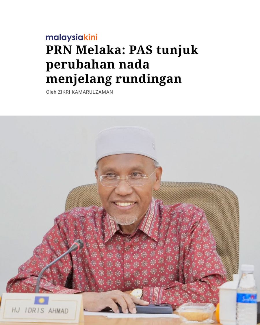 PRN Melaka: PAS tunjuk perubahan nada menjelang rundingan