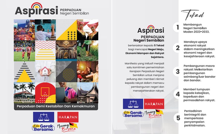 'Manifesto PH-BN Negeri Sembilan realistik, tak janji bulan bintang'