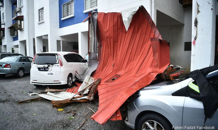 'Tornado' like thunderstorm traumatises Lembah Pantai residents