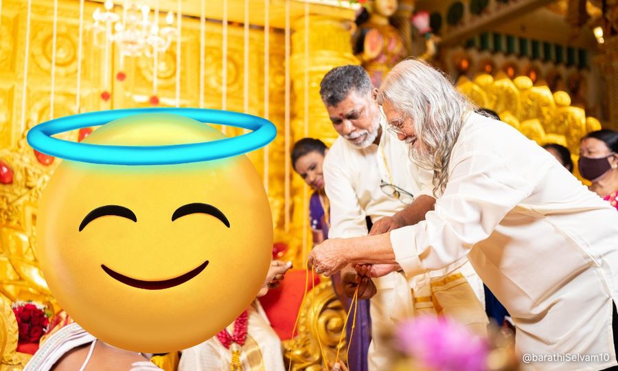 Seutas thali suci: Muhibah Dr Nasir di majlis kahwin Hindu  